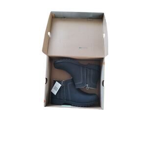 JSport by Jambu Suede Ankle Boot Jenna Black Size 9 New In The Box